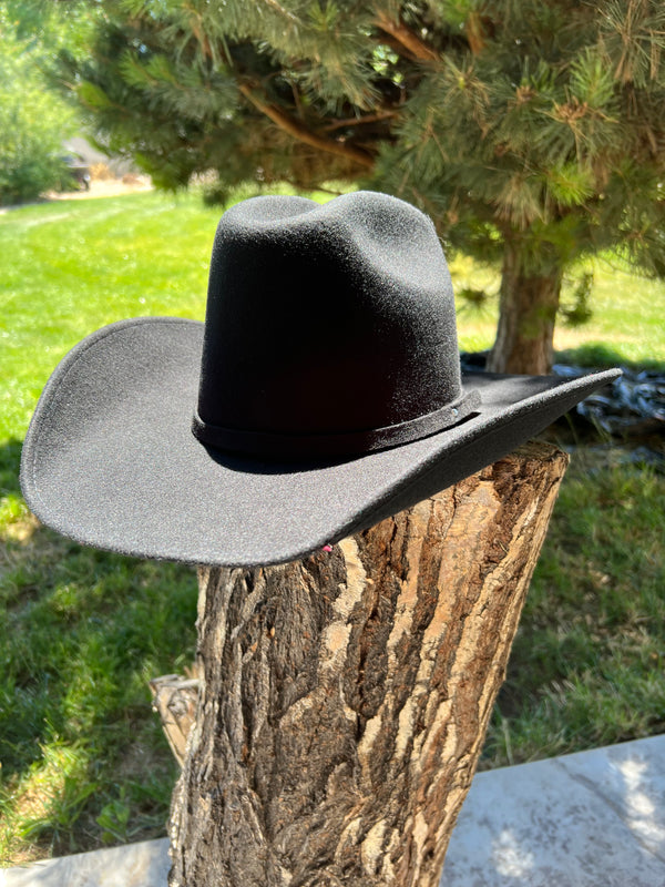 Black Bart 100% wool cowboy hat