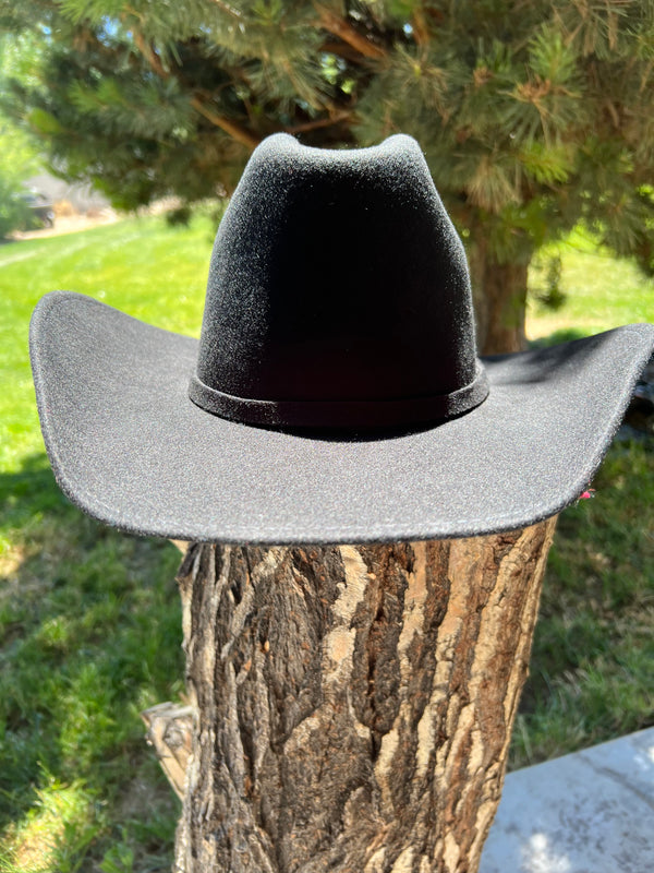 Black Bart 100% wool cowboy hat